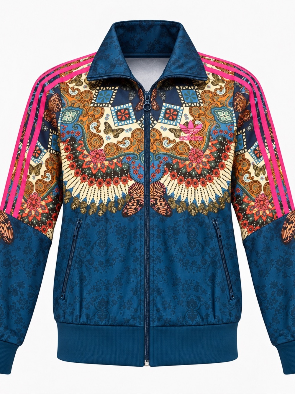 Adidas Originals x FARM Rio Borbomix Firebird Track Jacket Womens XS BR5141